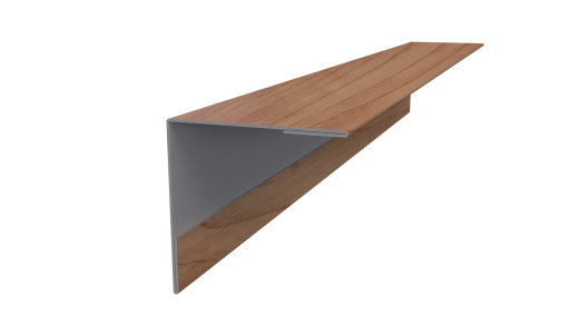 Планка угла наружного 30x30x2000 мм, Золотой орех 3D