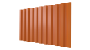 Профнастил С21 1051/1000x0,45 мм, 2011 насыщенный оранжевый глянцевый