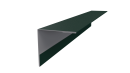 Планка угла наружного 50x50x2000 мм, 6005 зеленый мох матовый