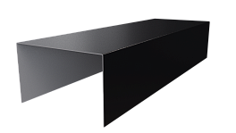 Крышка 40x65x40 мм, 9005 черный янтарь глянцевый