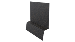 Планка стартовая фальц 135x30x55 мм, Картэн тёмный