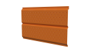 Софит Л-брус перфорированный 264/241x0,4 мм, 2011 насыщенный оранжевый
