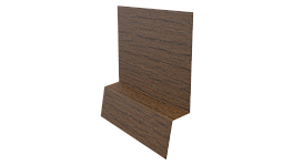 Планка стартовая фальц 135x30x55 мм, Дуб Сантана 3D