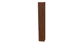 Планка угла наружного 30x30x2000 мм, Золотой орех 3D