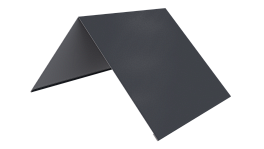 Конёк простой 190x190x2000 мм, 7024 графитовый серый PUR Pruf