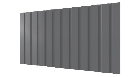 Профнастил С10 1155/1100x0,5 мм, 7037 пыльно-серый глянцевый