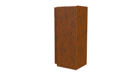 Планка угла наружного сложная Блок-хаус 110x110x2000 мм, Картэн