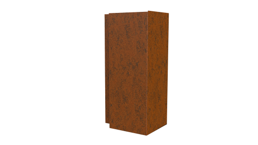Планка угла наружного сложная Блок-хаус 110x110x2000 мм, Картэн
