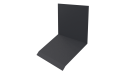 Планка примыкания верхняя к стене фальц 150x130x20 мм, 7024 графитовый серый PUR Pruf