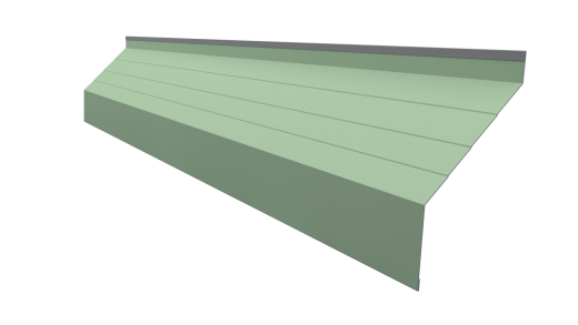 Ламель Юкка 110x0,5 мм, 6019 бело-зеленый глянцевый