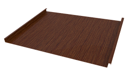 Фальцевая кровля 562/550x0,45 мм, Золотистый дуб 3D