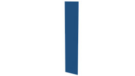 Крепежная планка 10x40x10 мм, 5015 небесно-синий глянцевый