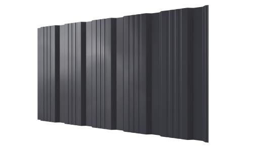 Профнастил К20 1195/1130x0,5 мм, 7024 графитовый серый глянцевый