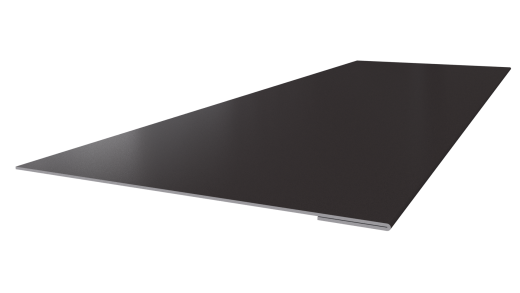 Планка завершающая 65x2000 мм, 8019 серо-коричневый глянцевый