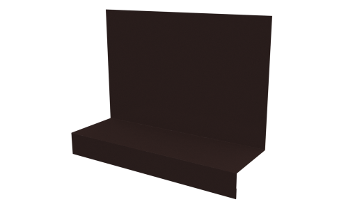 Примыкание боковое фальц 25x65x130 мм, 8017 шоколадно-коричневый глянцевый
