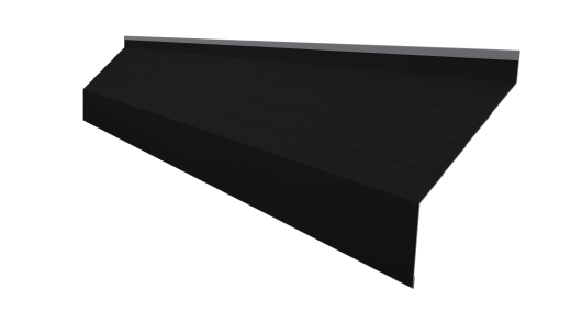 Ламель Юкка 110x0,45 мм, 9005 чёрный янтарь матовый