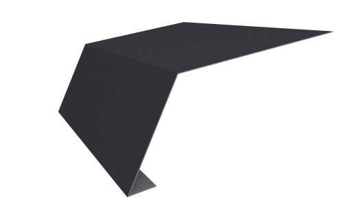 Планка карнизная 100x65x2000 мм, 7024 графитовый серый PUR Pruf