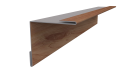 Планка угла внутреннего 30x30x2000 мм, Золотой орех 3D