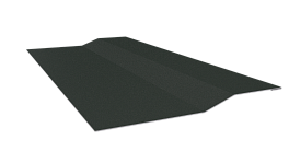 Планка крепёжная фальц 50x17x29 мм, 0,45 6009 пихтовый зеленый