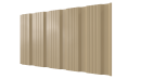 Профнастил К20 1195/1130x0,4 мм эконом, 1014 слоновая кость глянцевый