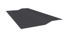 Планка крепёжная фальц 50x17x29 мм, 7024 графитовый серый PUR Pruf