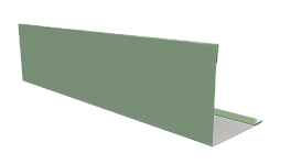 Планка завершающая 10x50x50x10 мм, 6019 бело-зеленый глянцевый
