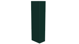 Стойка 40x60x40 мм, 6005 зеленый мох глянцевый
