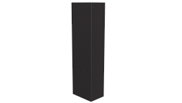 Стойка 40x60x40 мм, 8019 серо-коричневый матовый