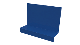 Примыкание боковое фальц 25x65x130 мм, 5005 сигнальный синий глянцевый