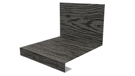 Планка примыкания нижняя к трубе фальц 140x200 мм, Дуб Винтаж 3D