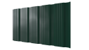 Профнастил К20 1195/1130x0,4 мм эконом, 6005 зеленый мох глянцевый