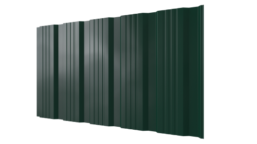 Профнастил К20 1195/1130x0,4 мм эконом, 6005 зеленый мох глянцевый