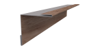 Планка угла внутреннего 30x30x2000 мм, Орех 3D
