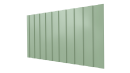 Профнастил С8 1200/1150x0,4 мм эконом, 6019 бело-зеленый глянцевый