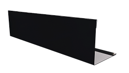 Планка завершающая 10x50x50x10 мм, 9005 черный янтарь глянцевый