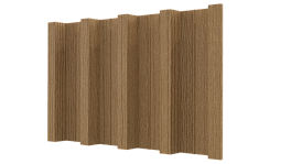 Профнастил Н60 902/845x0,45 мм, Орех 3D