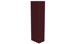 Стойка 40x60x40 мм, 3005 винно-красный глянцевый