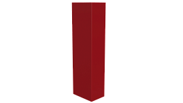 Стойка 40x60x40 мм, 3020 транспортный красный глянцевый