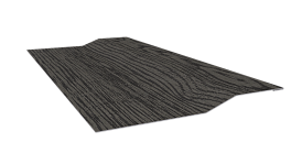 Планка крепёжная фальц 50x17x31 мм, Дуб Винтаж 3D
