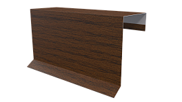 Планка торцевая фальц 65x97 мм, Дуб Локарно 3D