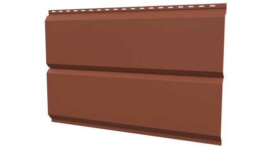 Л-брус 264/240x0,5 мм, 8004 медно-коричневый матовый