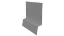 Планка стартовая фальц 135x30x55 мм, цинк