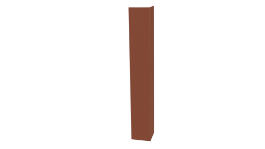 Планка угла наружного 30x30x2000 мм, 8004 медно-коричневый глянцевый