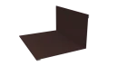 Планка примыкания верхняя 100x150x2000 мм, 8017 шоколадно-коричневый PUR Pruf