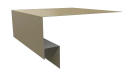 Планка околооконная Блок хаус 200х75х30 мм, 1014 слоновая кость глянцевый