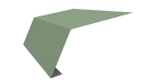 Планка карнизная 100x65x2000 мм, 6019 бело-зеленый глянцевый