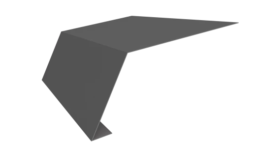 Планка карнизная 100x65x2000 мм, 7037 пыльно-серый глянцевый