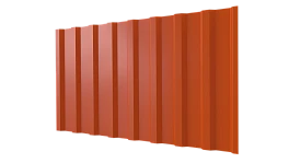 Профнастил С20B 1150/1100x0,65 мм, 2004 оранжевый глянцевый