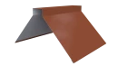 Конёк фигурный 150x150x2000 мм, 8004 медно-коричневый глянцевый