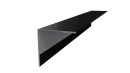 Планка угла наружного 30x30x2000 мм, 9005 черный янтарь глянцевый